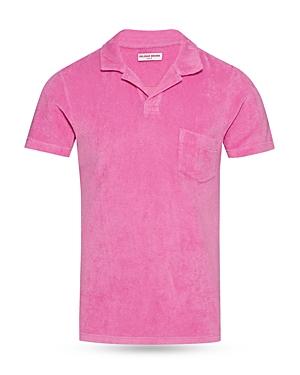 Orlebar Brown Cotton Terry Tailored Fit Polo