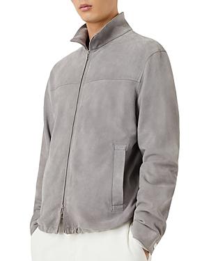 Emporio Armani Suede Blouson Jacket