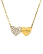 Kate Spade New York Pave Heart Mom Pendant Necklace