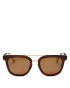 Maui Jim Women's Polarized Brow Bar Square Sunglasses, 49mm