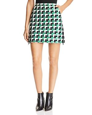 Emporio Armani Multicolor Geo-print Mini Skirt