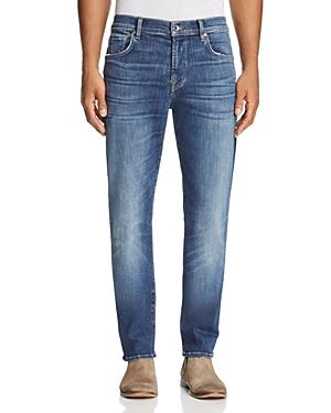 7 For All Mankind Adrien Authentic Luxe Sport Slim Fit Jeans In Authentic Euphoria