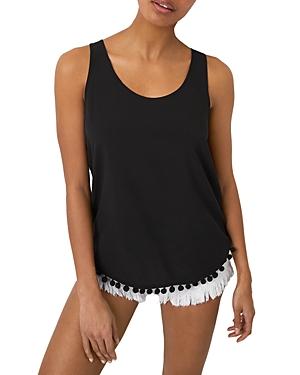 French Connection Pom Pom Trim Top