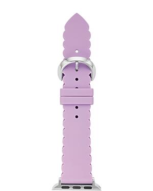 Kate Spade New York Apple Watch Lilac Scalloped Silicone Strap, 38mm/40mm