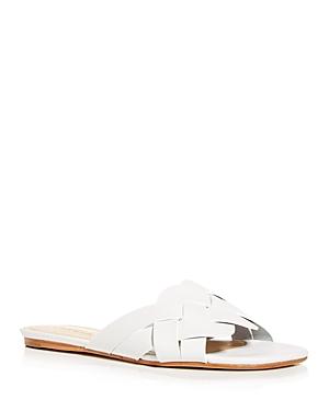 Schutz Women's Tari Woven Slide Sandals