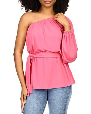 Michael Michael Kors One Shoulder Tunic Top