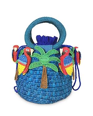 Serpui Lauren Macaw Mini Basket Bag