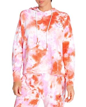 Pj Salvage Tie Dye Embroidered Hoodie