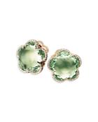 Pasquale Bruni 18k Rose Gold Bon Ton Prasiolite & Diamond Dolce Vita Stud Earrings