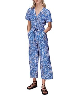 Whistles Jemma Lively Animal Print Jumpsuit