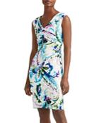 Lauren Ralph Lauren Printed Pleated Sheath Dress