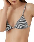 Reiss Venice Stripe Triangle Bikini Top