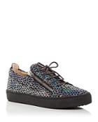Giuseppe Zanotti Men's Double Zip Low Top Sneakers
