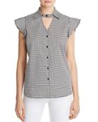 Marled Gingham Choker Button-down Shirt - 100% Exclusive