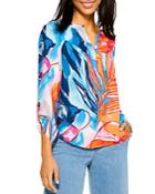 Nic+zoe Tropical Mirage Top