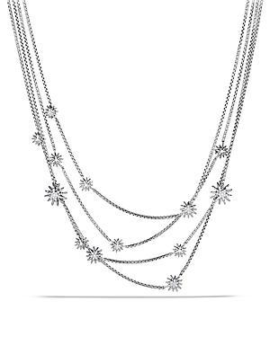 David Yurman Starburst Chain Necklace With Diamonds