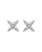 Adore Pave Four Point Star Earrings
