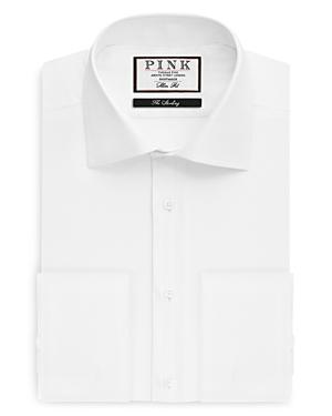 Thomas Pink Timothy Herringbone Texture Dress Shirt - Bloomingdale's Regular Fit