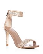 Joie Adriana Glitter Ankle Strap High-heel Sandals