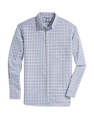 Vineyard Vines On-the-go Stretch Performance Brrr Tattersall Check Classic Fit Button Down Shirt