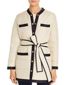 Tory Burch Quilted Silk Jacket