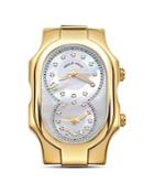 Philip Stein Signature Small Gold Ion-plated Diamond Dial Watch Head, 27mm