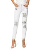 Ramy Brook Naomi Ripped Jeans In White
