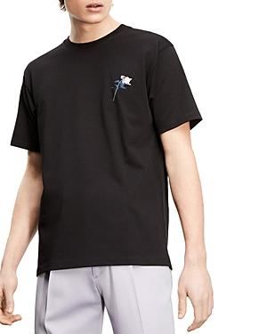The Kooples Black Embroidered Tee