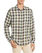 Vince Twill Plaid Slim Fit Shirt