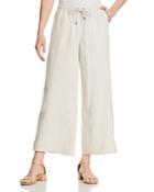 Eileen Fisher Silk Cropped Wide-leg Pants