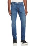 7 For All Mankind Adrien Scout Slim Straight Fit Jeans In Medium Blue