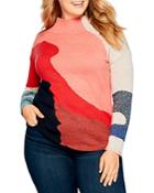 Nic+zoe Plus By The Fire Sweater