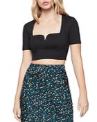 Bcbgeneration Square-neck Cropped Top