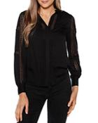 Belldini Eyelet Trim Top