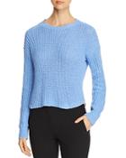 Eileen Fisher Petites Cropped Shaker Stitch Sweater