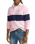 Polo Ralph Lauren Classic Fit Chest Striped Jersey Rugby Shirt