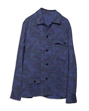Ps Paul Smith Camo Print Reversible Regular Fit Button Down Overshirt