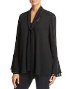 Marled Lace Trim Bell Sleeve Blouse - 100% Bloomingdale's Exclusive