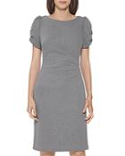 Karl Lagerfeld Paris Heathered Sheath Dress