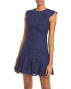 Aqua Lace Flutter Sleeve Dress - 100% Exclusive