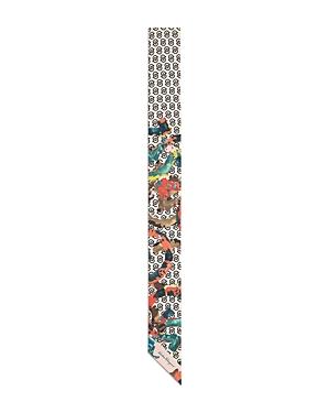 Salvatore Ferragamo Tw Safari Silk Twilly Scarf