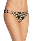 Carmen Marc Valvo Cutout-side Bikini Bottom