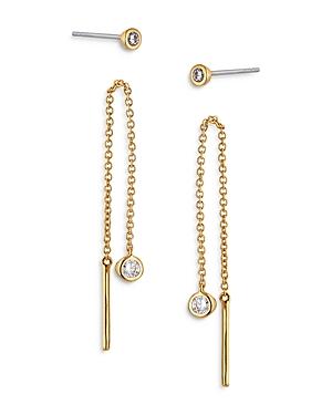 Nadri Daytrip Threader Earring Set