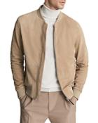 Reiss Dilan Suede Bomber Jacket