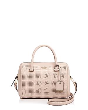 Kate Spade New York Cameron Street Perforated Lanes Large Leather Satchel
