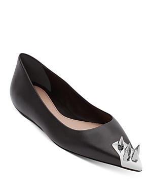Alexander Mcqueen Women's Punk Stud Ballerina Flats