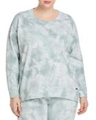 Marc New York Plus Weekend French Terry Tie Dyed Dolman Pullover Sweatshirt