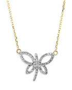 Moon & Meadow 14k Yellow And White Gold Diamond Dragonfly Pendant Necklace, 18 - 100% Exclusive