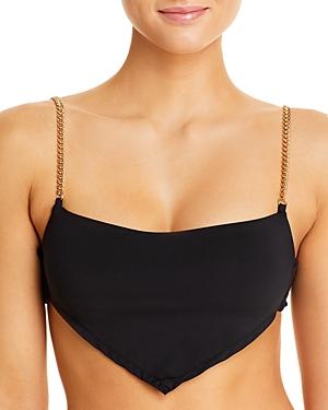 Weworewhat Chain Strap Bandana Bikini Top