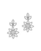 Bloomingdale's Diamond Flower Drop Earrings In 14k White Gold, 2.0 Ct. T.w. - 100% Exclusive